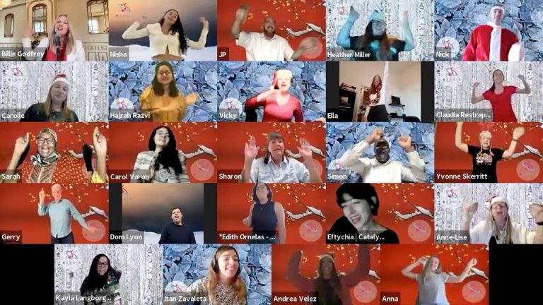 E Choir Festive – Resonate Joy and Unity in Your Virtual Holiday Festivity