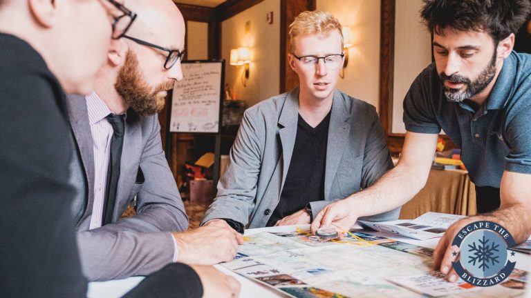 Escape the Blizzard: Teamwork is the key to surviving the Arctic storm in this adrenaline-pumping escape game